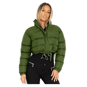 Royally Color <b>Women</b> <b>Crop</b> Puffy <b>Jacket</b> Ladies, Fashionable Bubble <b>Crop</b> Puffy <b>Jacket</b> <b>Women</b> - Product Image 6