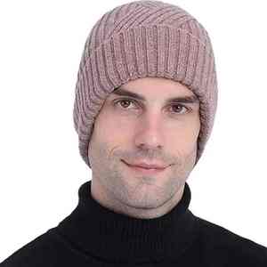 Venta al por mayor Jacquard Logo Plain Streetwear Black Slouch Knit Sombreros Deporte Etiquetas personalizadas Beanie Hat para mujer Beanie Ronpex - Product Image 1