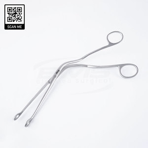 Pinces Magill pour adultes 25 cm, instruments chirurgicaux ORL, pinces d'introduction de cathéter, gestion des voies respiratoires, outils d'intubation, certifiées ISO - Product Image 1