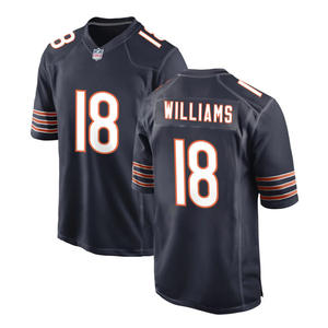 Camisetas de Fútbol Americano Personalizadas al por Mayor, Diseño Moderno y Transpirable, Manga Corta, Impresión por Transferencia de Calor, Tallas Grandes, 2025 - Product Image 4