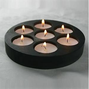 Bougeoir en bois de qualité unique dernier design Bougeoir décoratif pour la maison Bougeoir décoratif pour la maison Bougeoir design pour hôtel - Product Image 3