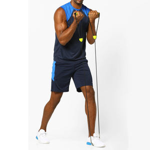 Camiseta sin mangas de gimnasio 100% algodón para hombre al por mayor, camiseta sin mangas con logotipo personalizado, chaleco muscular transpirable para entrenamiento físico - Product Image 4