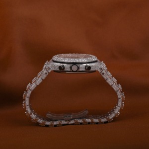 นาฬิกาประดับเพชรเม็ดเพชรแบบเต็มรูปสำหรับเป็นของขวัญสำหรับผู้ชาย - Product Image 4