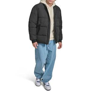 แจ็กเก็ตปลาปักเป้าสำหรับผู้ชายแจ็กเก็ตขนเป็ดสีตัดกันดีไซน์ไม่เหมือนใคร - Product Image 4