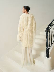 Luxurious Style <b>Long</b> <b>Skirts</b> for Women Quick to Dry Wool Lacy Jacquard Era Wool Lacy Jacquard <b>Skirt</b> Clothes for Women Whiteant - Product Image 5