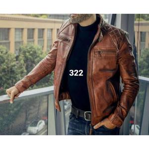 Customizable Unisex <b>Racer</b> Leather <b>Jacket</b> Windproof Waterproof Canvas Fabric Winter Events Casual Style - Product Image 3