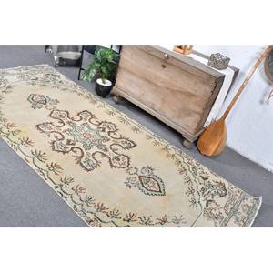 พรมขนสัตว์ตุรกีวินเทจ39X92ฟุตสีเบจโอเรียนทอลลาเท็กซ์พื้นที่ขนาดใหญ่แบบตะวันออกสีน้ำตาลสำหรับตกแต่งห้องโถงห้อง - Product Image 4