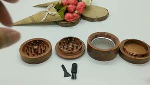 High Quality Wooden <b>Grinder</b> Set <b>for</b> <b>Herbs</b> Novelty Unique 40mm 50mm 55mm 63mm Wood New Roller Smoking Metal Resin <b>Herb</b> <b>Grinder</b> - Product Image 6