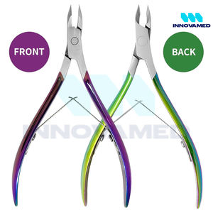 Alicates para Cutículas Curvos de Alto Rendimiento, Multicolores, Nuevo Modelo, Mejor Proveedor, Acero Inoxidable, Apertura de Mandíbula Ancha, Duraderos - Product Image 3