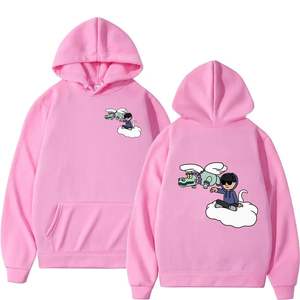 Hot Selling Custom Print 100% Cotton Heavyweight Puff Print Pullover Hoodies High Quality Men's Hoodies - Product Image 3