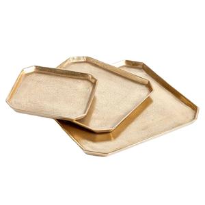 Vente fraîche Plateau de service traditionnel en métal et aluminium parfait pour les rituels de mariage et les célébrations du festival - Product Image 2