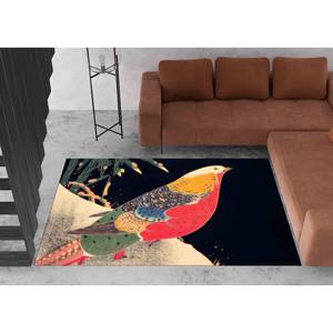 <b>Japanese</b> Art Bird Rug, <b>Printed</b> Rug, Animal Stair Area Rug, Personalized Living Room Rug,Chenille Rug - Product Image 1