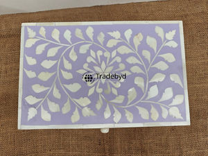 Caja de incrustaciones de hueso y fregona de lujo para almacenamiento de joyas organizador Premium hecho a mano con decoración elegante atractivo Tradebyd - Product Image 3