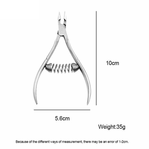 Coupe-ongles professionnel en acier inoxydable de luxe, robuste, lame tranchante pour doigts et orteils, ouverture large, portable - Product Image 3