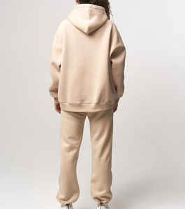 ชุดกีฬาผ้าฝ้าย100% โอเวอร์ไซส์สำหรับผู้หญิงชุดวอร์มขนาดใหญ่พิเศษพิมพ์ลายหน้าจอแบบกำหนดเองได้ทั้งชายและหญิง - Product Image 5