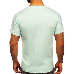 Jersey Ringer de peso de 220 gramos para ropa de calle Color sólido con diseño de tinte liso Slim Fit - Product Image 2