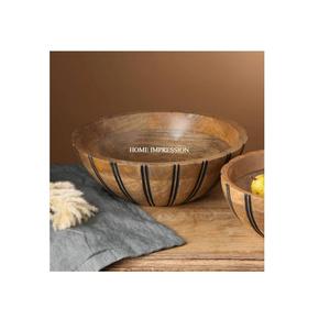 Bol en bois d'acacia fait à la main, écologique, jetable, taille et couleur personnalisables, origine Inde, pour la cuisine et la restauration, prix bas - Product Image 5