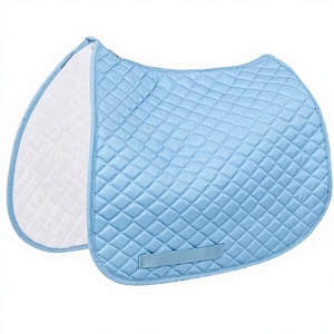 Customized Color Horse Riding Saddle Pads Polycotton Lining Comfortable Non <b>Slip</b> Professional Dressage and Jumping High Quality - Product Image 1