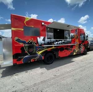Selling <b>FOOD</b> <b>TRUCK</b> Van Catering Cart Burgers Fries Ice Cream Bus Mobile <b>Food</b> <b>Truck</b> Full Kitchen Concession <b>Food</b> Trailer for Sale - Product Image 3