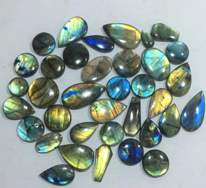 Lote de labradorita, venta al por mayor, cabujón ovalado pulido, labradorita llamativa, labra a granel, producto de la mejor calidad para la fabricación de joyas - Product Image 4