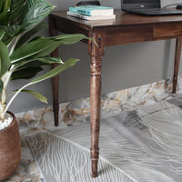 Escritorio de Oficina de Madera Maciza de Acacia Sostenible, Escritorio de Computadora Convertible de Altura Ajustable de Alta Calidad para Oficina en Casa