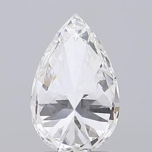 1.70 carats excellente coupe poire 10.55 MM IGI certifié CVD laboratoire cultivé F couleur VVS2 diamant en vrac pour bague personnalisée - Product Image 5