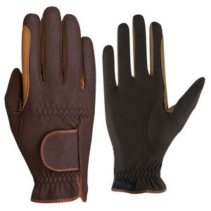 Guantes Profesionales de Equitación 2026 Personalizables de Cuero Sintético para Hombre, Antidesgarro, para Deportes al Aire Libre y Montura - Product Image 4