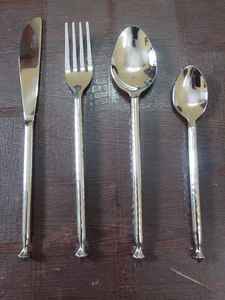 Modern BronzeRose Gold Reusable Cutlery Stainless Steel Flatware with Copper Finished for Weddings-Bulk Fork Spoon - Product Image 6