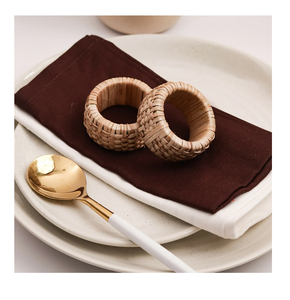 Rond de serviette Vaisselle décorative rustique et écologique pour salle à manger élégante Produits de vente chaude - Product Image 4