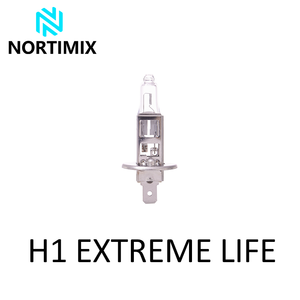 Ampoule de remplacement pour phare de voiture et moto Nortimix <span class=keywords><strong>H1</strong></span> 12V 55W, halogène bleu, verre de quartz résistant aux UV, avec garantie de 1000 heures - Product Image 2
