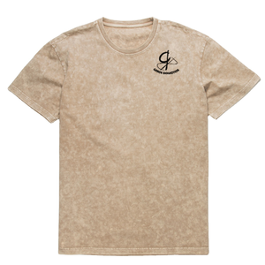 T-shirts d'épaule de goutte lavés à l'acide délavés par soleil avec le T-shirt lourd vintage vierge de taille personnalisée pour les hommes - Product Image 1