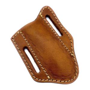 Alta calidad OEM 100% fábrica hecha a mano 2023 fábrica grano rico estilo panqueque Funda de cuero para cuchillos de hoja fija - Product Image 5