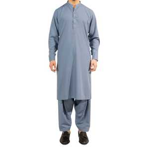 Prêt à l'emploi 100% Polyester/Coton Respirant Lavable Casual Wear Mariage Kurtas pour Designs Mens 2025 - Product Image 1