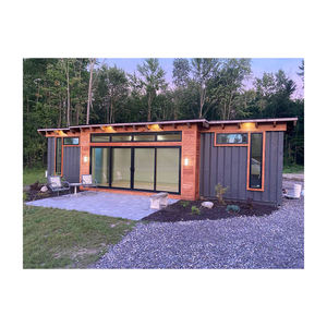 Maisons préfabriquées de luxe de haute qualité de catégorie A, cuisine, salle de bain, conteneur maritime sec noir, une chambre, utilisation hôtelière - Product Image 5