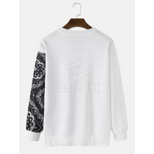 Vêtements durables pour hommes, sweat-shirt avec logo personnalisé, sweatshirts d'hiver bon marché en vente - Product Image 2