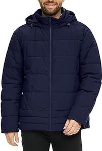 Chaqueta Acolchada Personalizada con Capucha, Impermeable, Transpirable, de Lona Recubierta, con Cuello Camisero y Cierre de Cremallera - Product Image 3