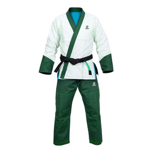 Uniformes personalizados Jiu Jitsu BJJ Gi con logotipo frontal acabado lavado Pakistán hecho para adultos - Product Image 4