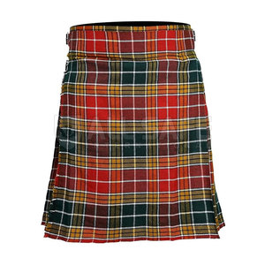 กระโปรงสั้นผ้าฝ้ายไฮบริดมีกระเป๋าที่สามารถปรับสายเข็มขัดได้เย็บเสริมและใส่สบาย - Product Image 1