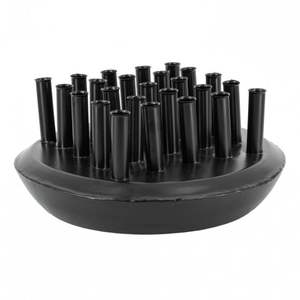 Stylish tall metal flower <b>vase</b> with a brushed <b>bronze</b> finished enhancing home aesthetics with a sophisticated and modern touch. - Product Image 2