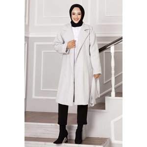 Leyla Hijab Manteau Cachemire Gris - Product Image 5