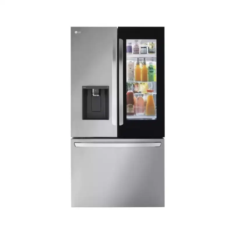 LG 26 cu. ft. Smart InstaView Counter-Depth Max French Door Refrigerator Edge-to-Edge InstaView Window Frost Free