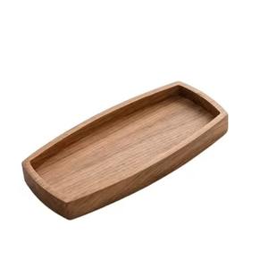 Juego de Bandejas para Servir Postres y Pasteles de Madera de Acacia Hechas a Mano para Cafeterías y Panaderías - Product Image 3