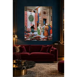 Impression sur toile Fida Gerome Carpet Merchant - Product Image 5