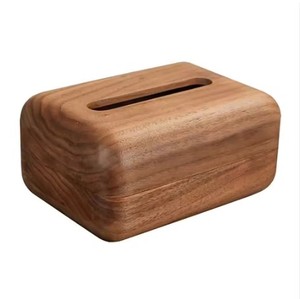 Couvercle de boîte à mouchoirs en bois personnalisé Boîte à mouchoirs de luxe créative avec couvercle Boîte à mouchoirs en bois pour le visage à bas prix - Product Image 2