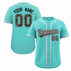 Venta al por mayor con jerseys de béisbol personalizados de buena calidad ropa deportiva para hombres impreso patrón en blanco logotipo personalizado servicio de diseño OEM - Product Image 4