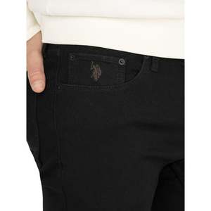 2023 Summer Classic <b>Men</b> Thin Denim <b>Jeans</b> Lightweight Cotton <b>Elastic</b> Medium high <b>waist</b> Fit Straight Youth Simple Casual Trousers - Product Image 3