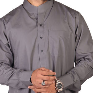 Thobe Árabe para Hombre, Diseño Jubba, Envío en Línea, Nuevo, Servicio OEM, MOQ Bajo, Calidad Superior, Diseños de Kurta para Hombre, Multicolor - Product Image 4