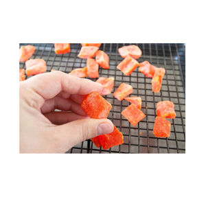 Puces de fruits lyophilisées douces de papayes séchées saines sans sucre - Product Image 1