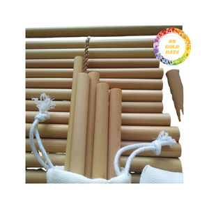 Pajitas de bambú pulidas duraderas con diámetro constante-Suministro a granel de Vietnam con producción mensual confiable - Product Image 1