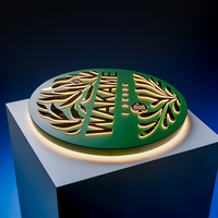 Fabricant de lettres en acier inoxydable 3D personnalisées avec rétroéclairage LED et logo en acrylique
